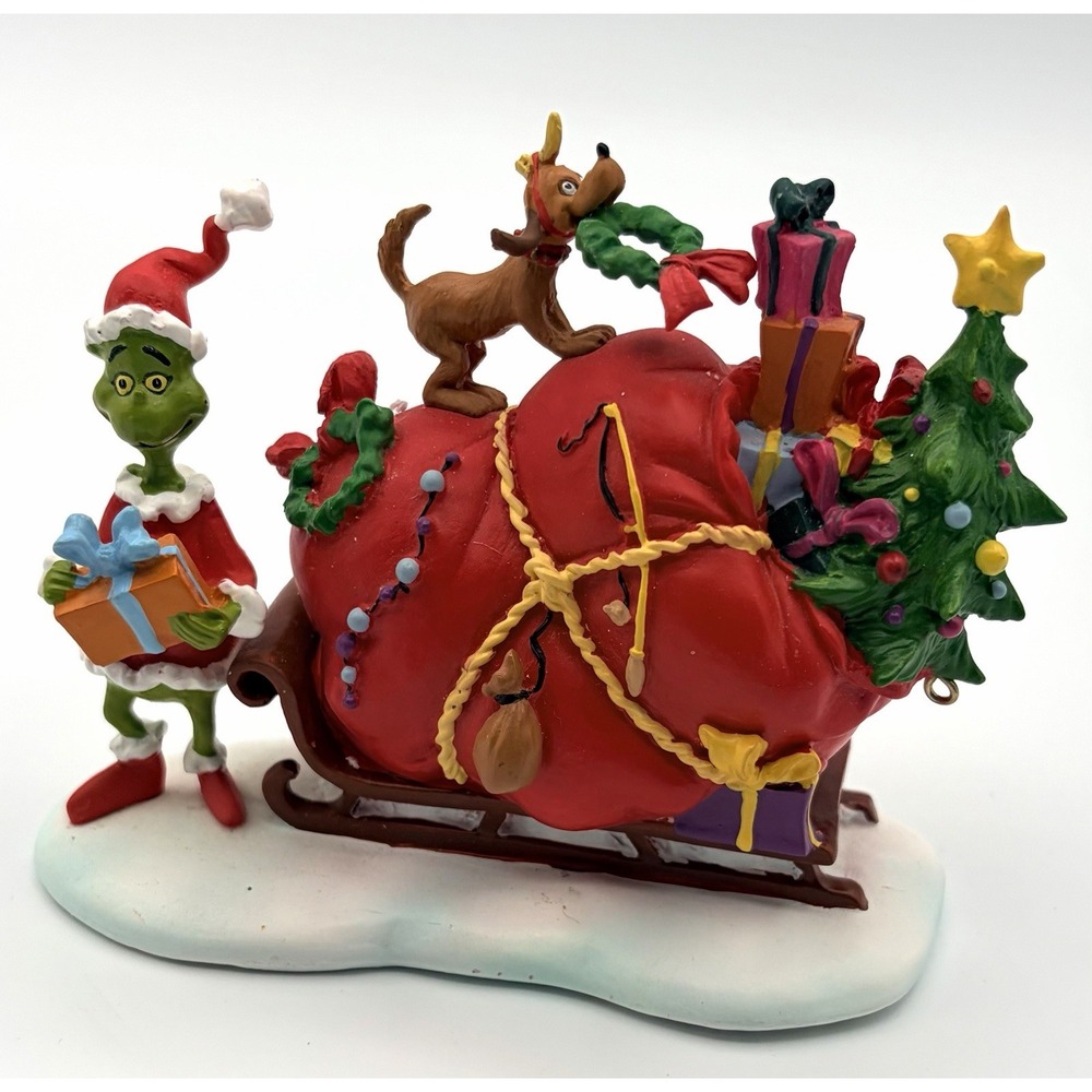 Dept 56 Grinch Village  Grinch's Small Heart Grew Three Sizes That Day  804158